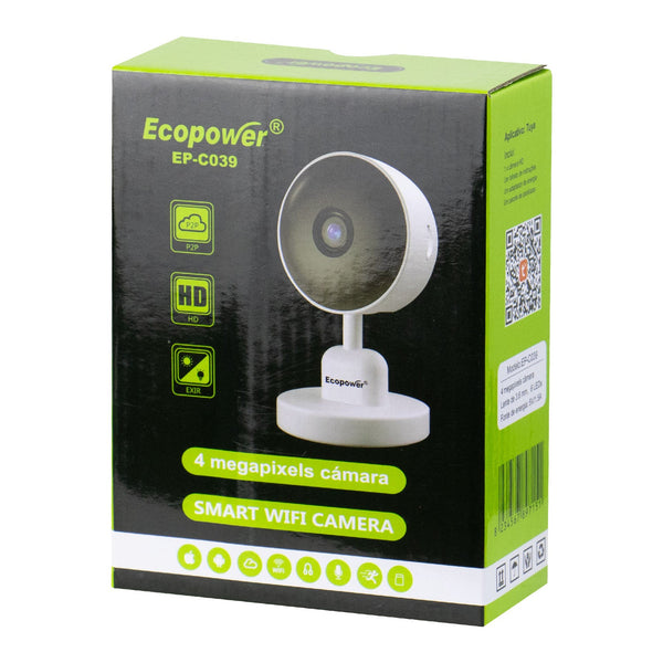 Câmera de Segurança IP Ecopower 4MP - Wi-Fi
