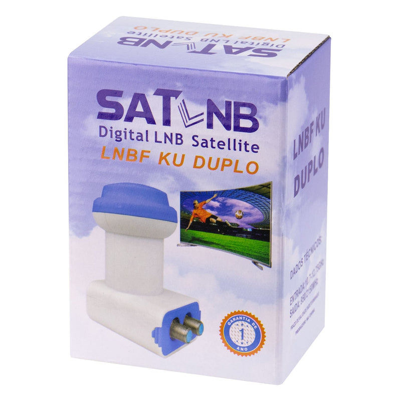 LNB Satellite SATLNB - 2 Saídas